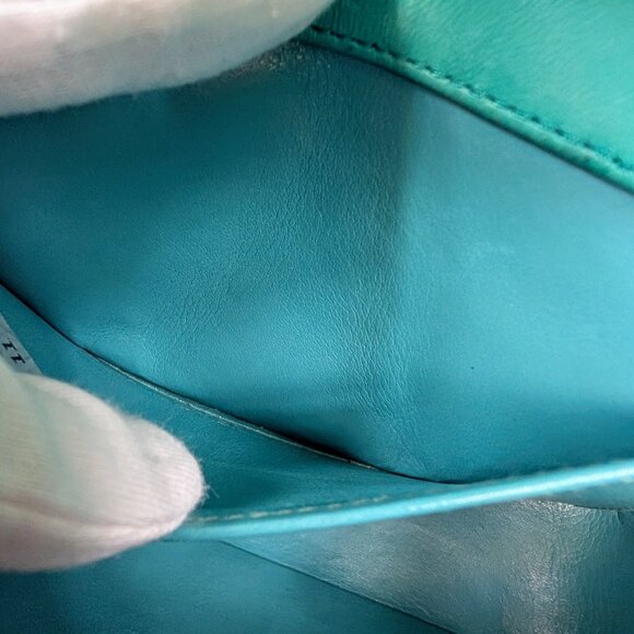 Chanel Vintage Teal Mini Rectangular Flap Bag - Picture 14 of 16